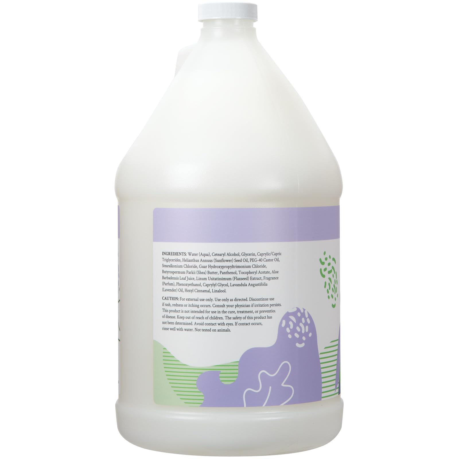 Ginger Lily Farms Botanicals gallon refill packaging showcases eco-friendly backbar solution.