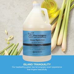 Ginger Lily Farms Botanicals Green Tea Lemongrass bottle conveys refreshing aroma.