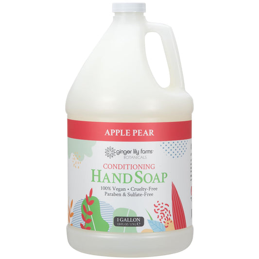 Ginger Lily Farms Botanicals hand soap refill pour with apple-pear scent for fresh hands