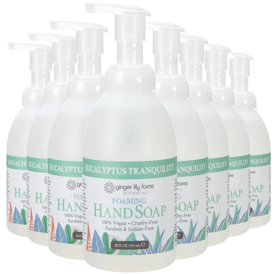 Ginger Lily Farms Botanicals foaming hand soap refill pump for gentle daily cleansing