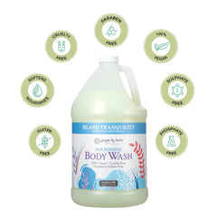 Ginger Lily Farms Botanicals ingredients list showcasing vegan, toxin-free formula.