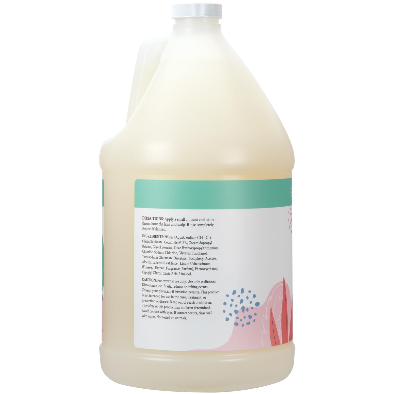 1 gallon refill bottle in a spa setting, highlighting eco-friendly gallon size for refills.