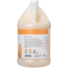 Ginger Lily Farms Botanicals Nourishing Body Wash label close-up, clean formula.