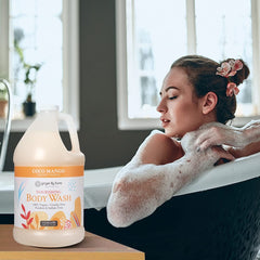 Ginger Lily Farms Nourishing Body Wash ingredients close-up.