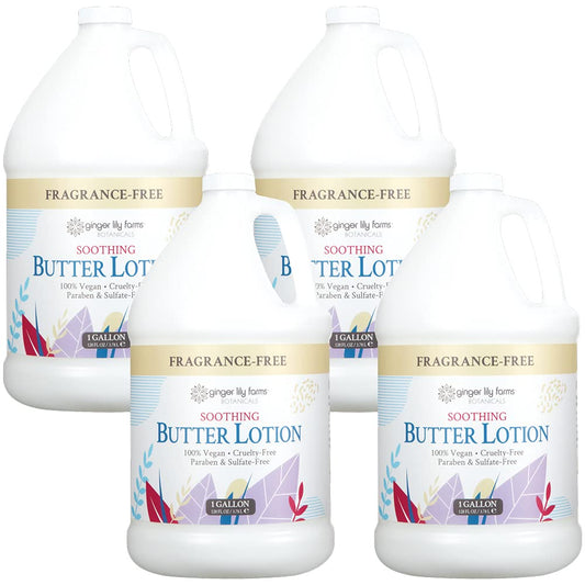 Ginger Lily Farms Botanicals Soothing Butter Lotion front view, fragrance-free for sensitive skin