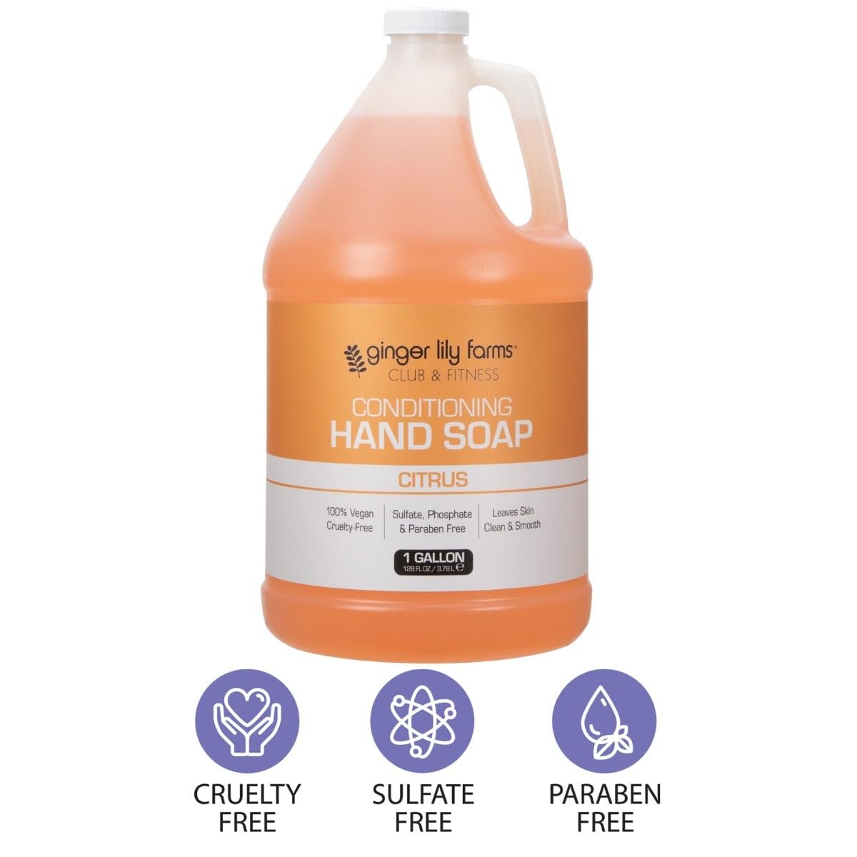 Ginger Lily Farms citrus scent hand soap ideal for daily handwashing