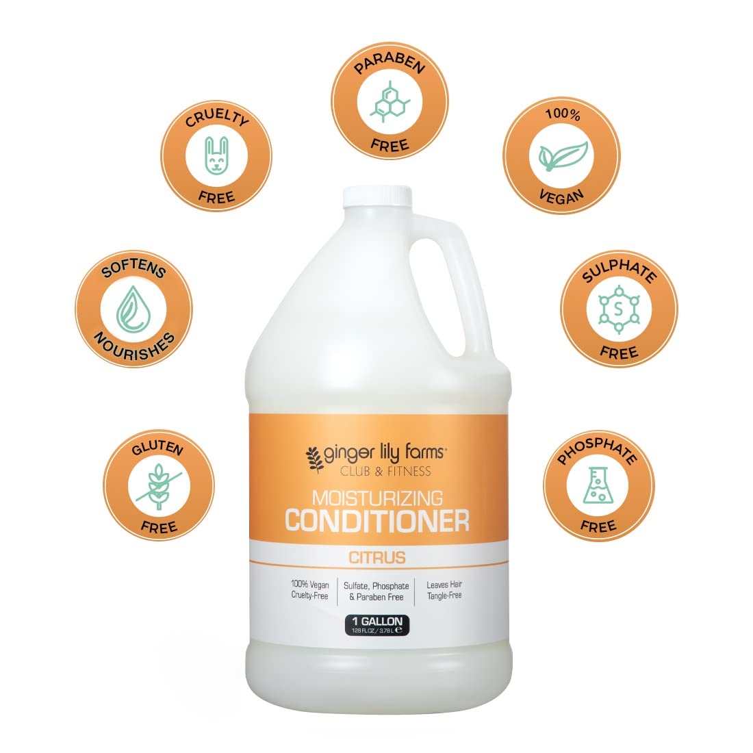 Refill-pack design of Ginger Lily Farms conditioner to reduce plastic waste.