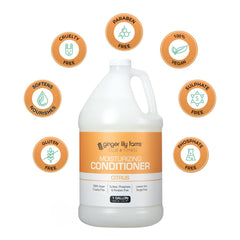Refill-pack design of Ginger Lily Farms conditioner to reduce plastic waste.