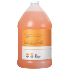 Ginger Lily Farms Club & Fitness label closeup, 1 gallon refill option