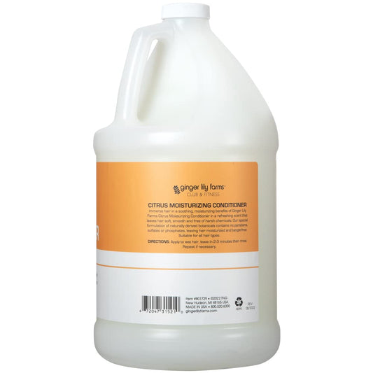 Ginger Lily Farms Club & Fitness conditioner being poured for easy application