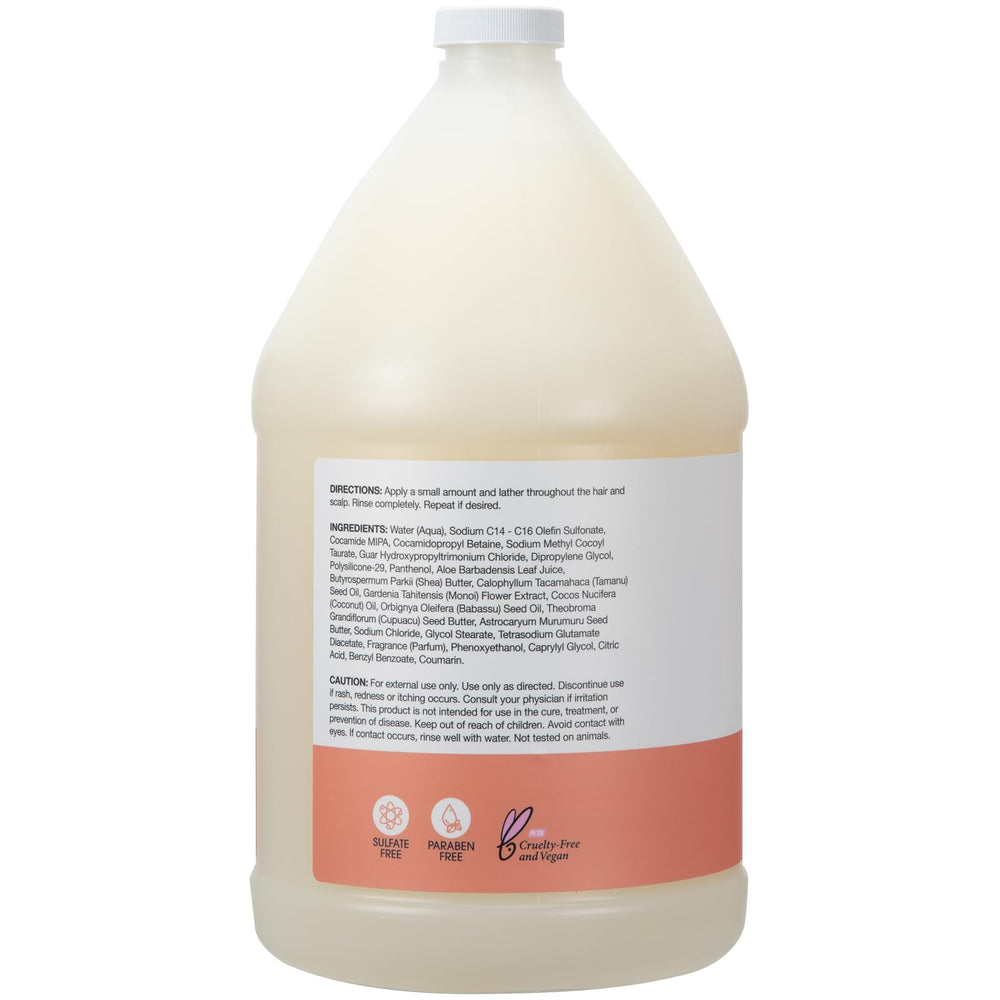 Ginger Lily Farms rich shea butter blend close-up for nourished hair.