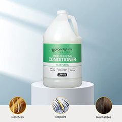 Locker room or gym dispensers filled with Ginger Lily Farms conditioner.