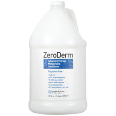 ZeroDerm conditioner bottle shows fragrance-free, allergen-free formula