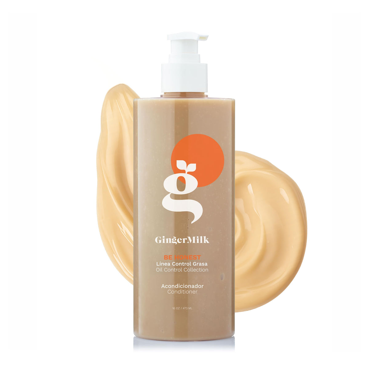 Ginger Milk Natural Care Be Honest bottle ready for easy detangling on all hair types.