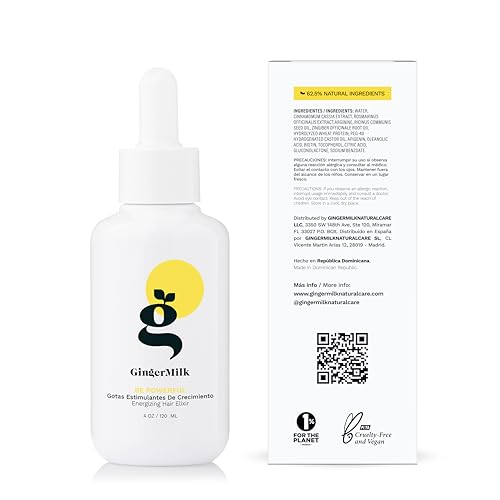 Ginger Milk Natural Care scalp application shows even serum distribution for all hair types.
