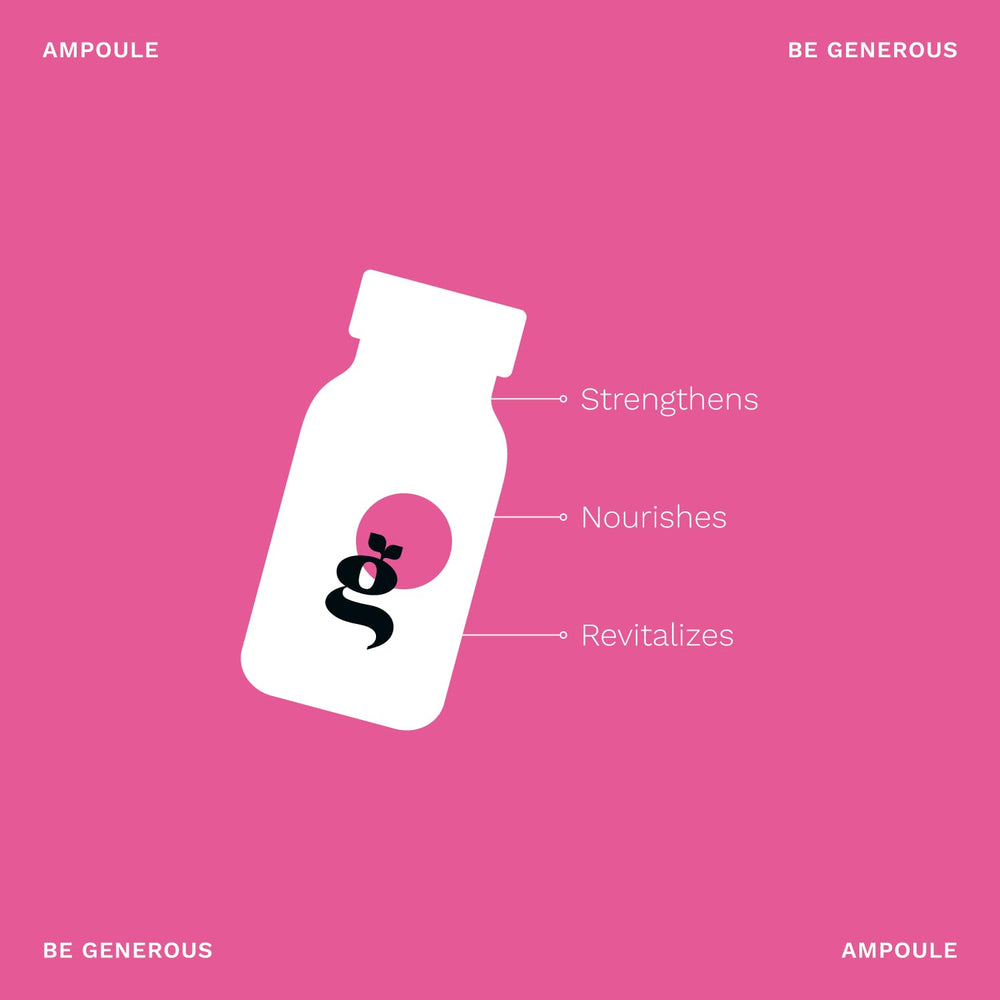 Ginger Milk Nutritive Ampoule in daily use for healthier-looking hair.
