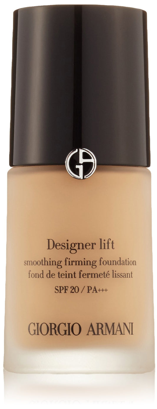 Giorgio Armani Lift05 bottle closeup with luxe packaging and SPF 20 protection.