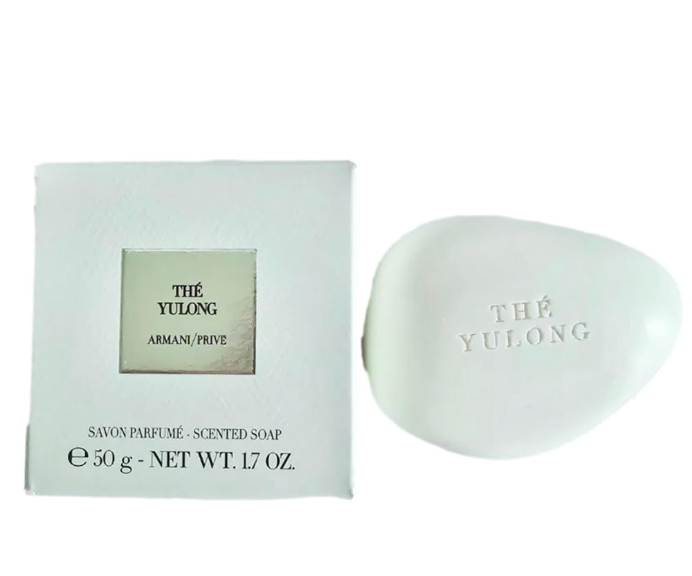 Giorgio Armani The Yulong scented soap travel packaging shown for on-the-go freshness