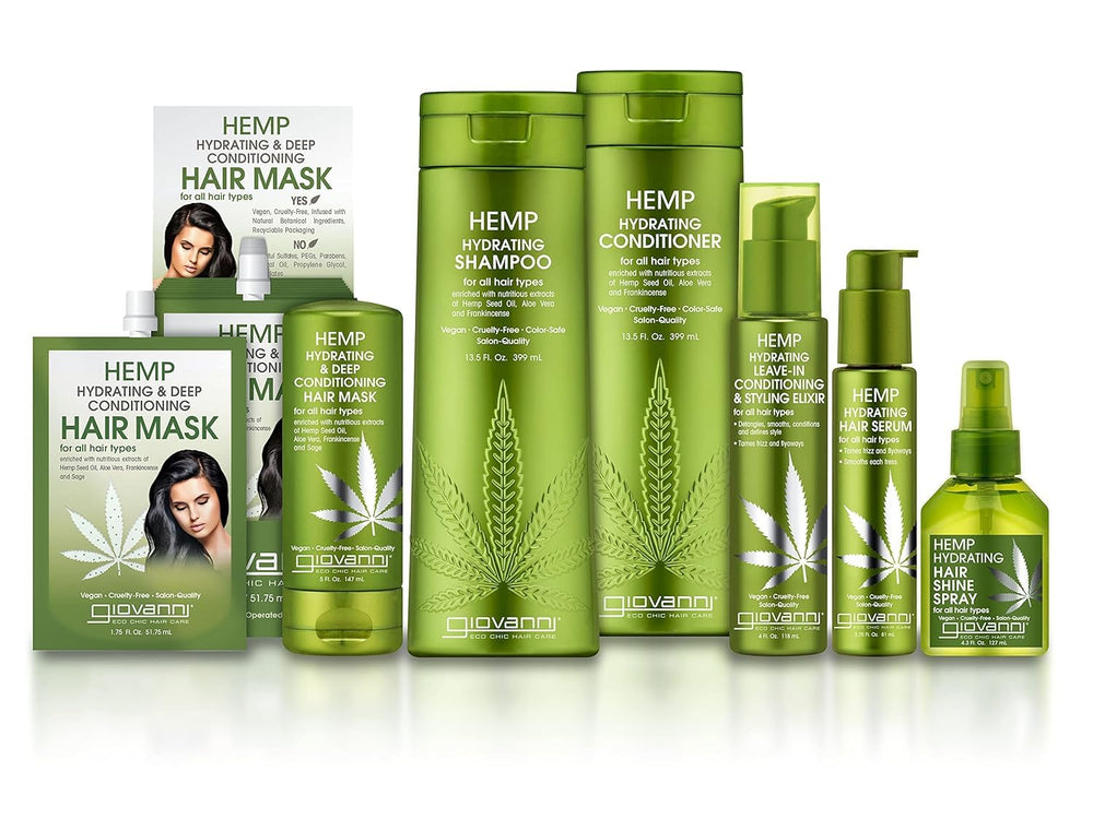 GIOVANNI aloe vera leaf element signaling soothing hydration for dry strands