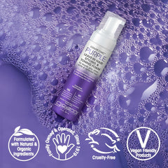 Giovanni Color Chic Purple Leave-In foam nourishes with argan and aloe for softness