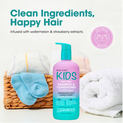 Ingredient-rich formula with oatmeal, coconut, jojoba, and shea for soft, hydrated hair.