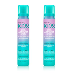 Giovanni Eco Chic Kids Curl Activator Spray bottle pour for even application and gentle conditioning
