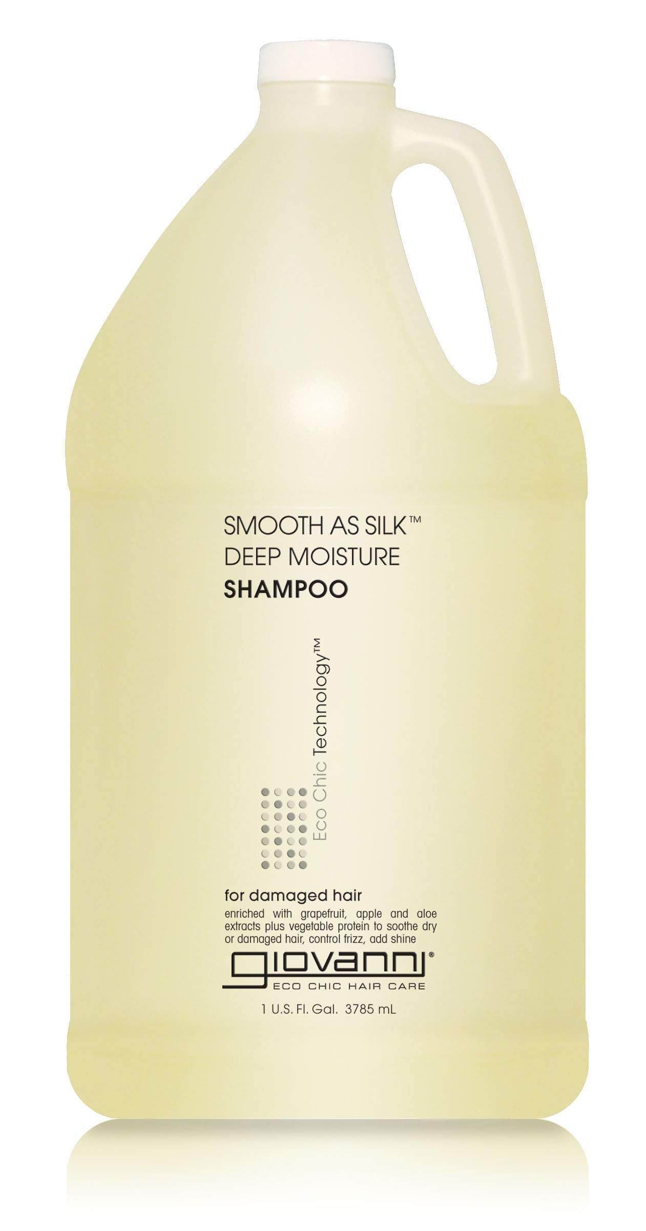 Giovanni Eco Chic: bouteille lisse comme la soie, pomme et aloe pour une douceur éclatante