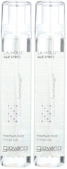 GIOVANNI L.A. Hold Hair Spritz bottle enabling maximum hold for a polished, finished style.