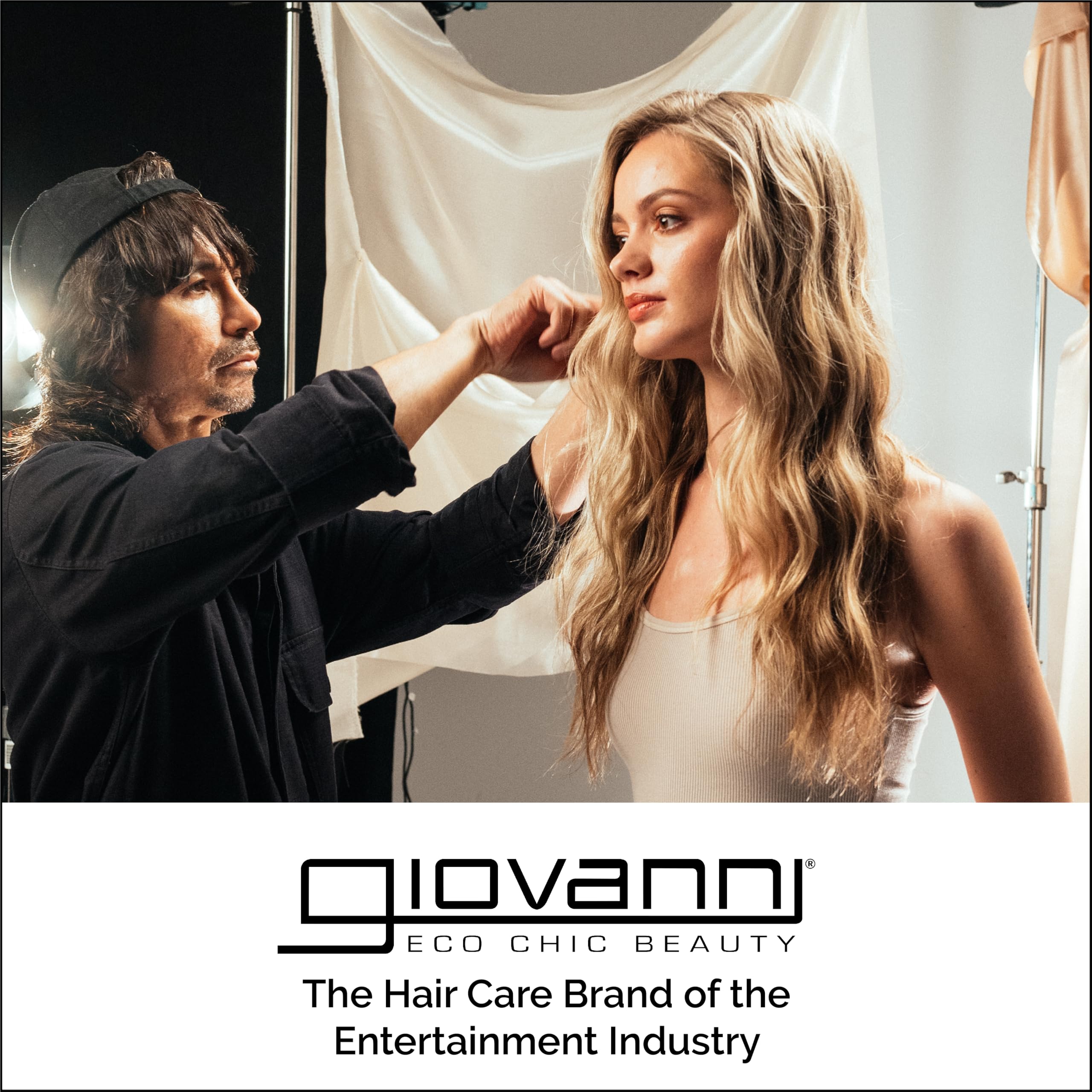GIOVANNI Mousse shine-finish for a polished look with natural feel.