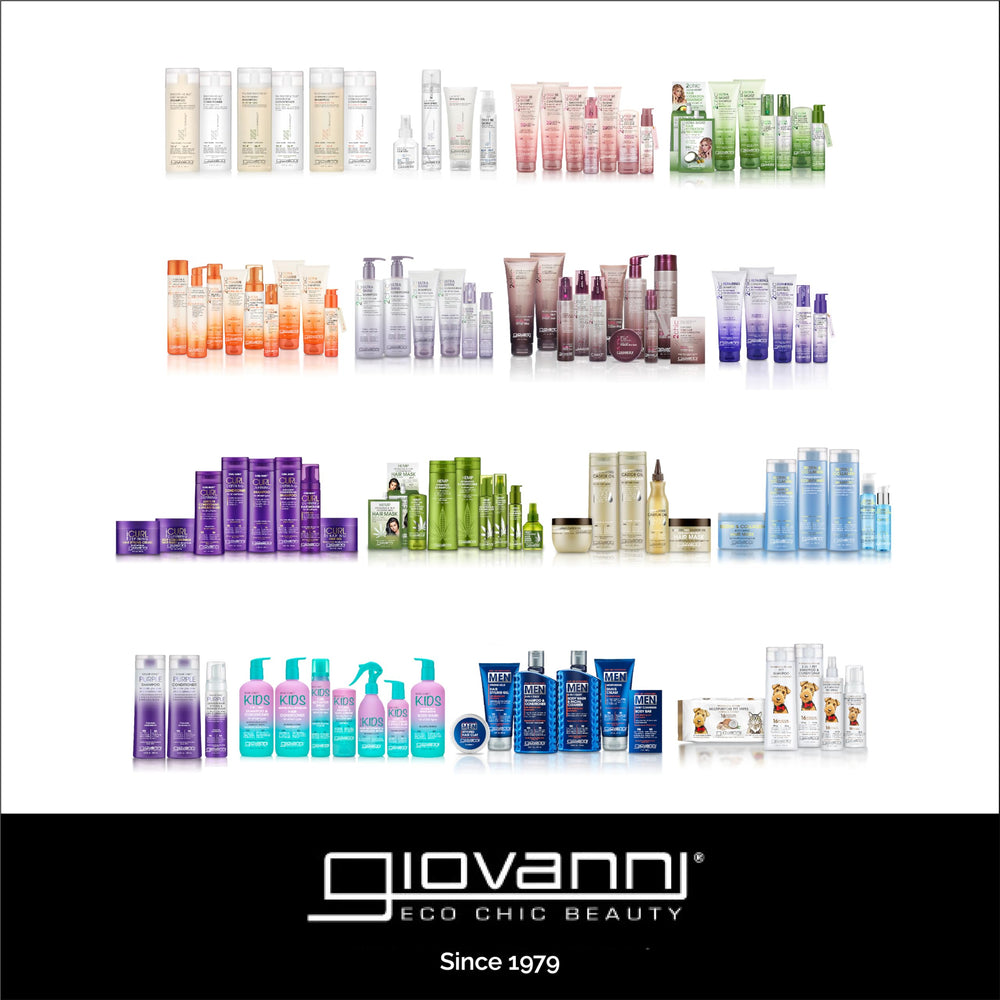GIOVANNI Mousse vegan-color-safe formula respects hair health.