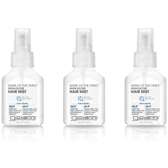 Giovanni Shine of the Times finishing mist bottle delivers high-gloss shine and frizz control.