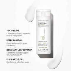 Close-up of Giovanni Tea Tree Triple Treat label – vegan cruelty-free formula