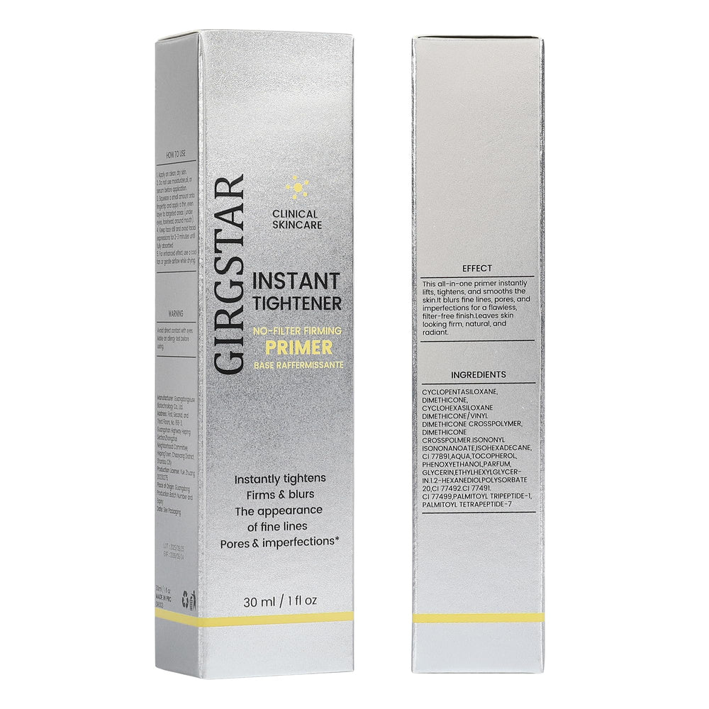 Girgstar Instant Face Primer soft-focus finish for a refreshed, camera-ready look