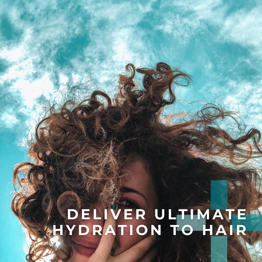 GIRL+HAIR Scalp care shot demonstrates daily moisture for a healthier scalp
