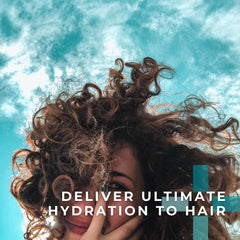 GIRL+HAIR Scalp care shot demonstrates daily moisture for a healthier scalp