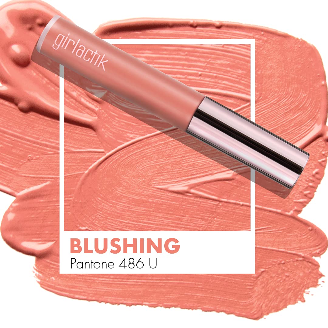 Girlactik Allure rosy-pink shade highlights a versatile color for day and night looks.