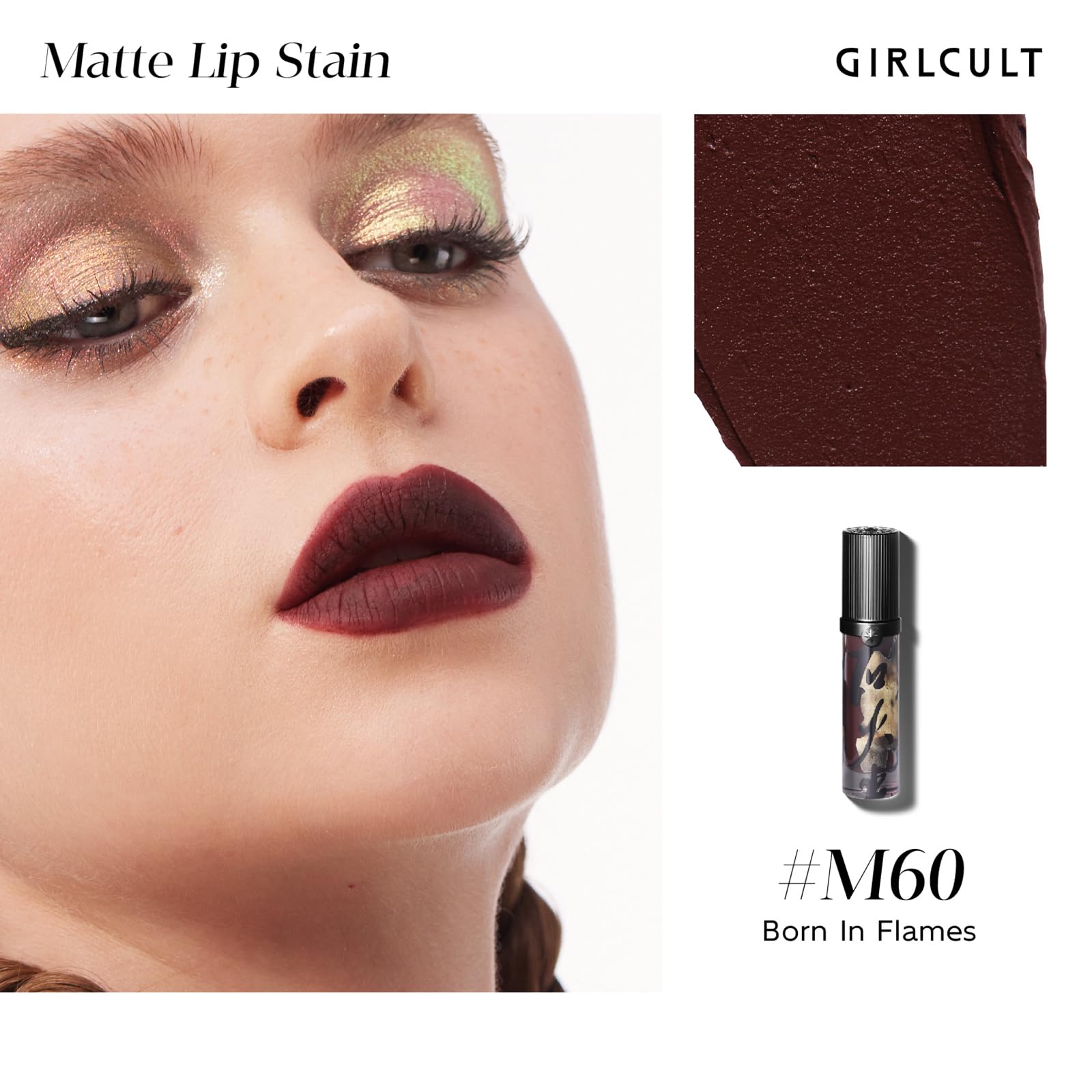 GIRLCULT branded hand mirror for quick checks and on-the-go touch-ups.