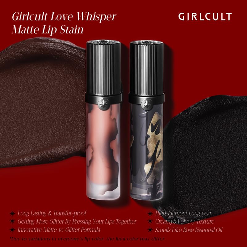 GIRLCULT Matte Lip Stain remains non-drying and breathable on lips.