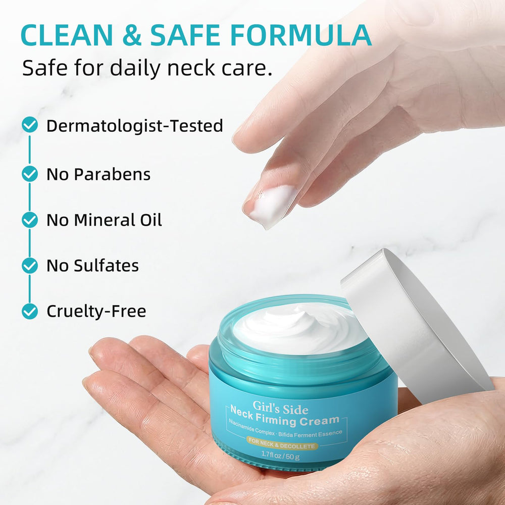 Girl's side aloe and shea butter nourish without heaviness for daily use.
