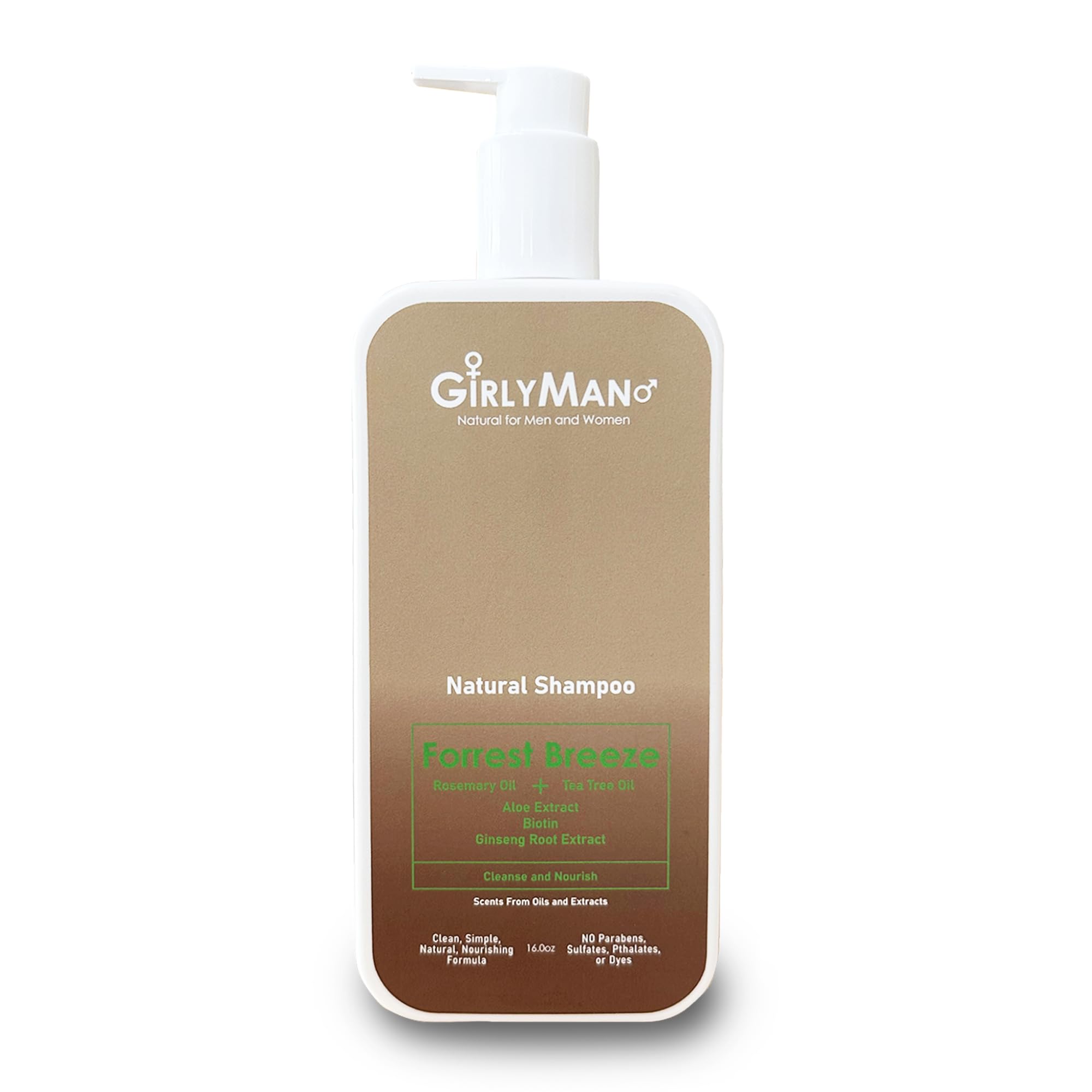 GirlyMan rosemary-tea-tree-shampoo-bottle offers a refreshing cleanse for all hair types