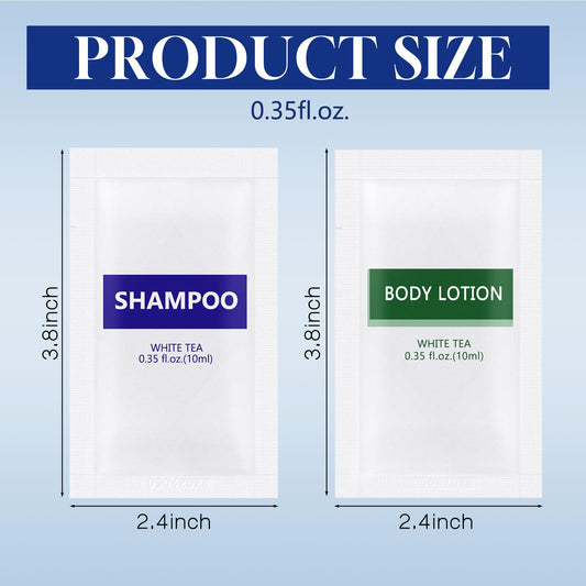 Gisdo 0.35 oz single-use pouches keep toiletries hygienic during travel.