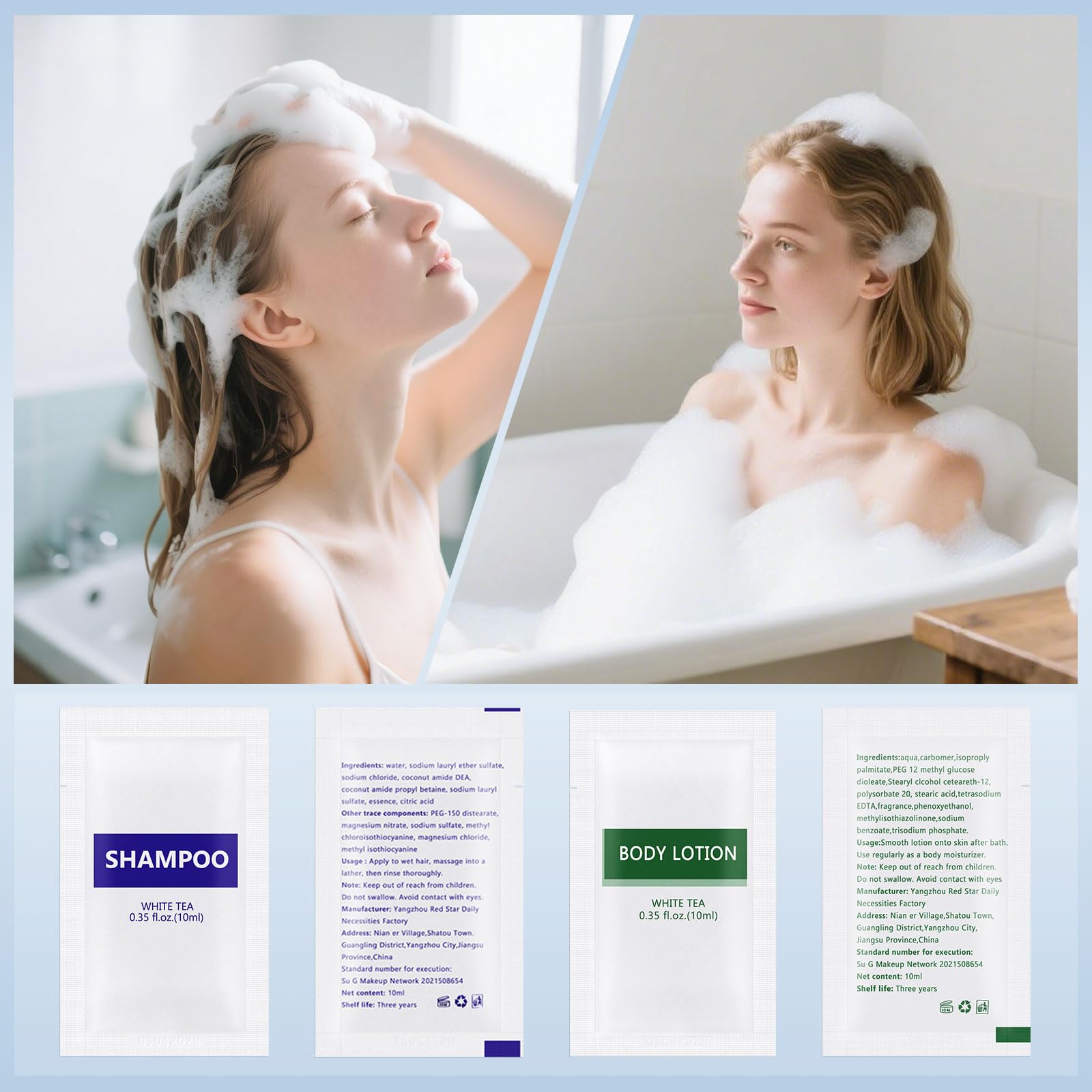 Gisdo universal-care formula cleanses hair and skin with a gentle touch.