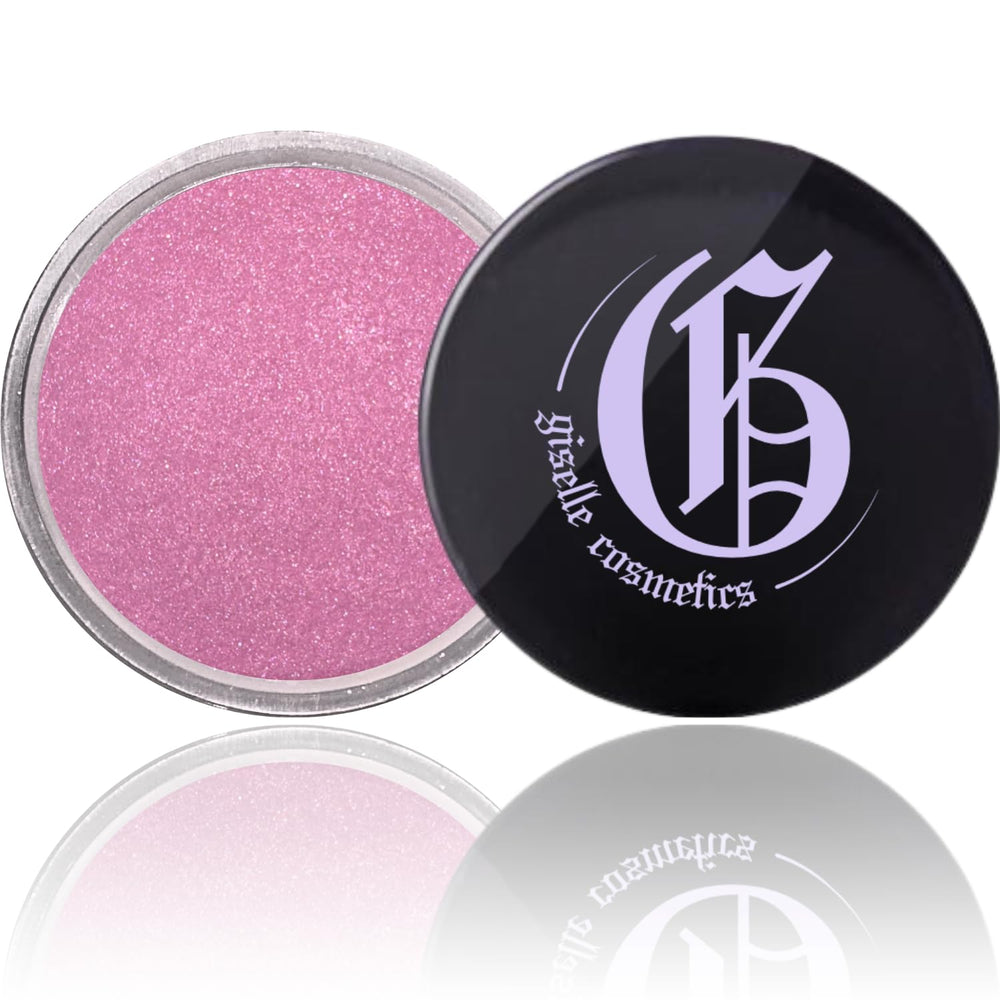Giselle Cosmetics Bubble Gum glitter powder for intense eye-catching sparkle