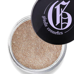 Giselle Cosmetics Coco Mineral eye shadow packaging close-up for shade selection.