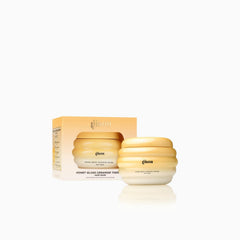 Gisou Honey Gloss Ceramide Therapy Hair Mask Mini label close-up shows key ingredients and branding
