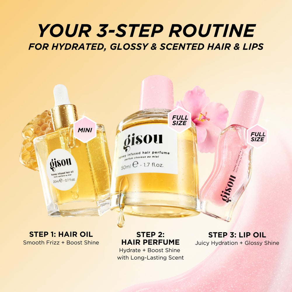 Gisou Honey Gloss Hair Perfume Wildflower display highlight