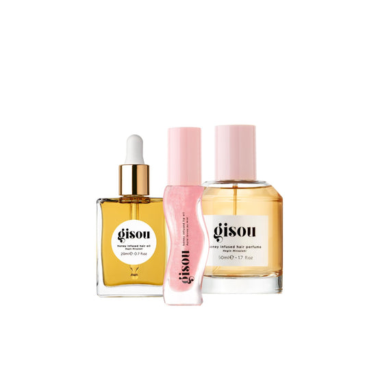 Gisou Honey Gloss Hair Perfume Wildflower mist bottle for scent boost