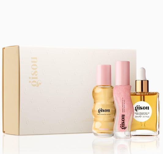 Gisou Honey Gloss On The Go Hair Perfume in Wildflower Honey for instant refresh
