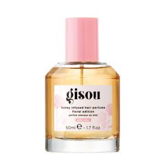 Gisou Honey Infused Hair Perfume bottle front with inviting fragrance and hydration