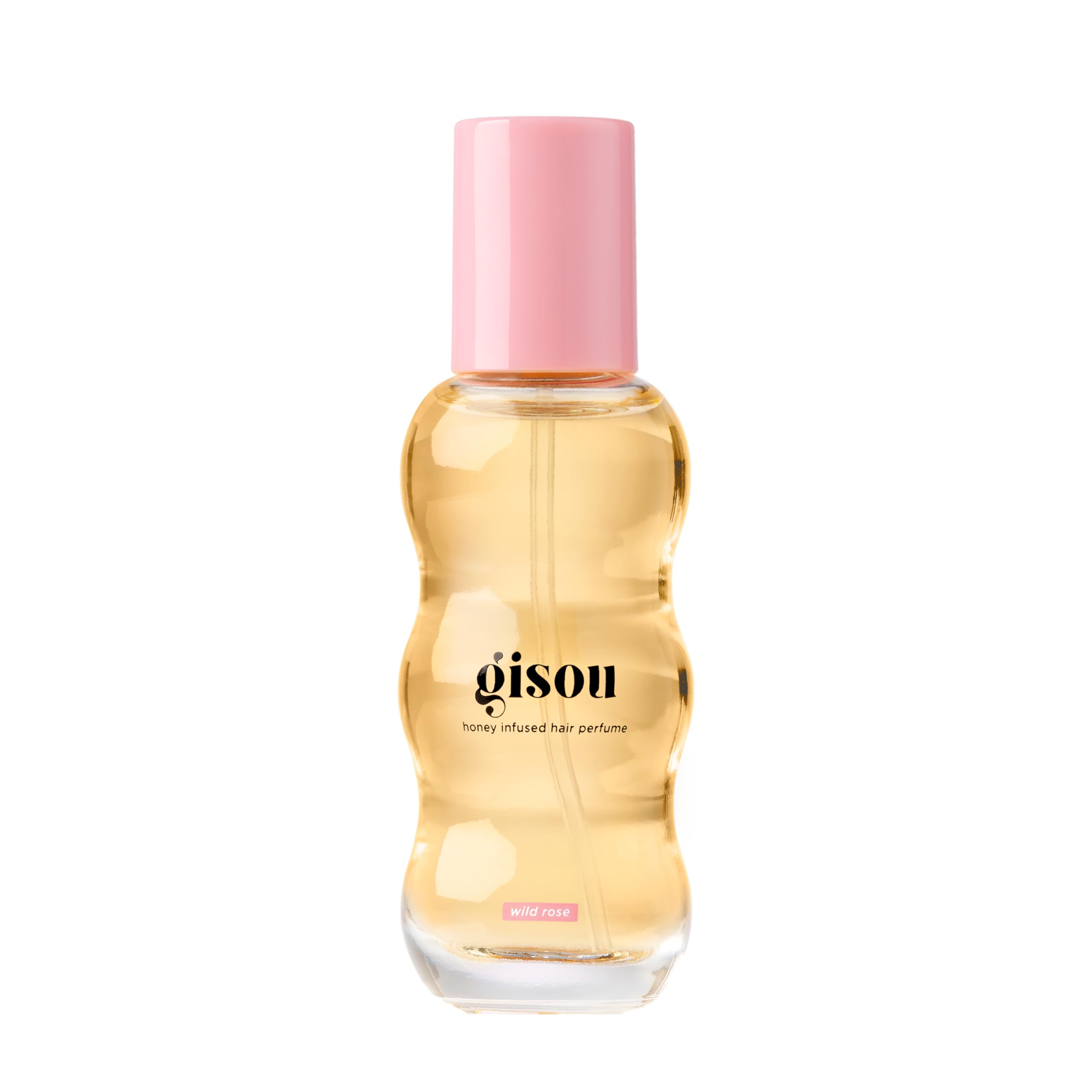 Gisou Honey Infused Hair Perfume Mini bottle front for long-lasting fragrance